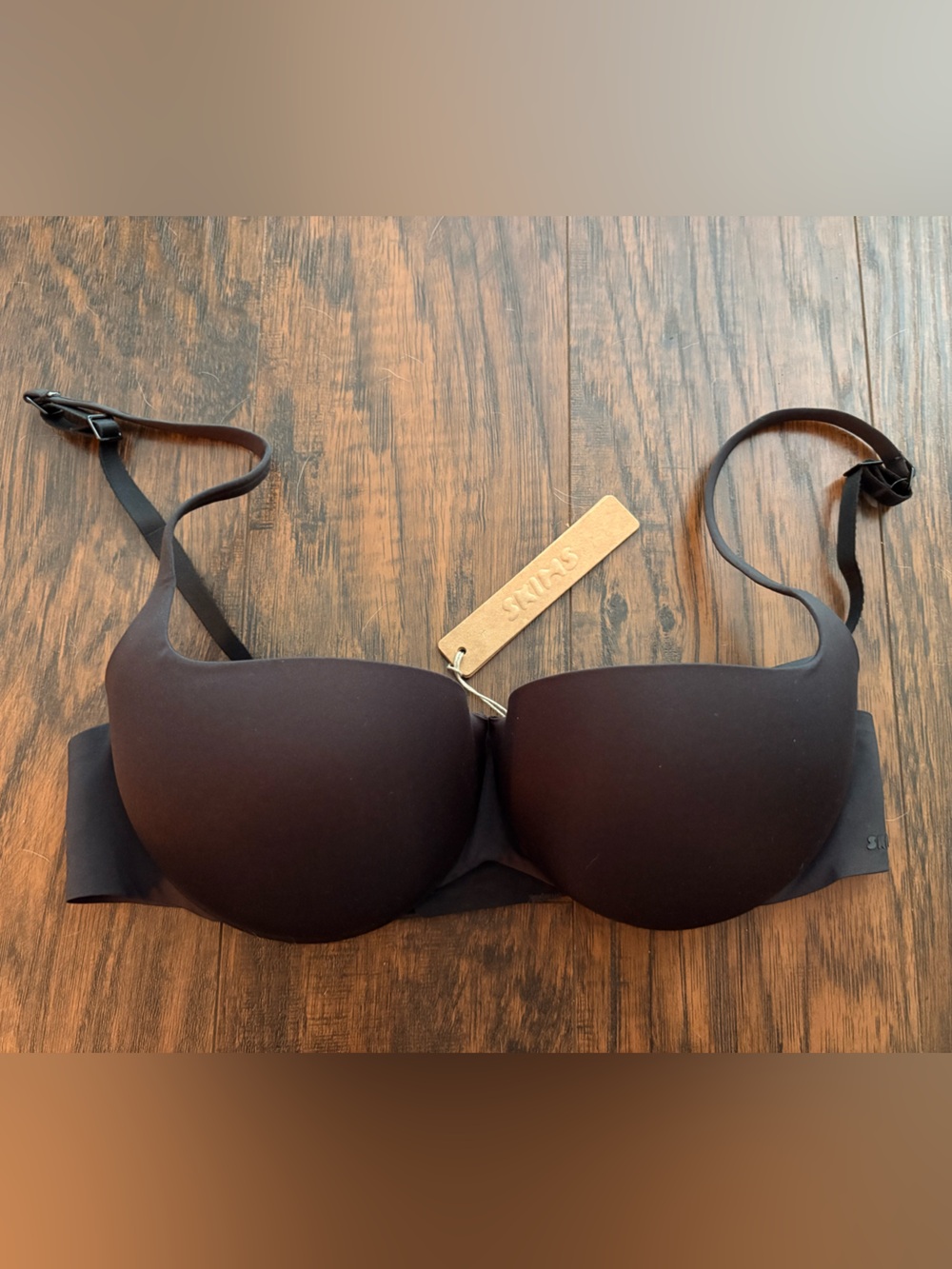 SKIMS Balconette Push Up Bra - Onyx, 34B